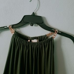 Summer green dress...